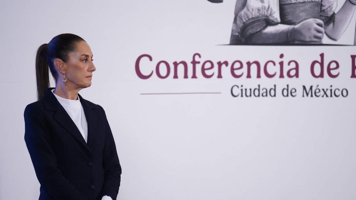 La presidenta Claudia Sheinbaum