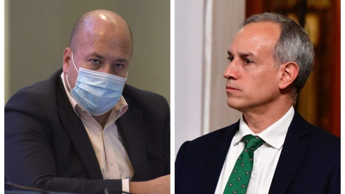 Enrique Alfaro y Hugo López-Gatell