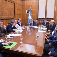 Juan José Bahillo y la Mesa de Enlace: esto se desprendió de la reunión