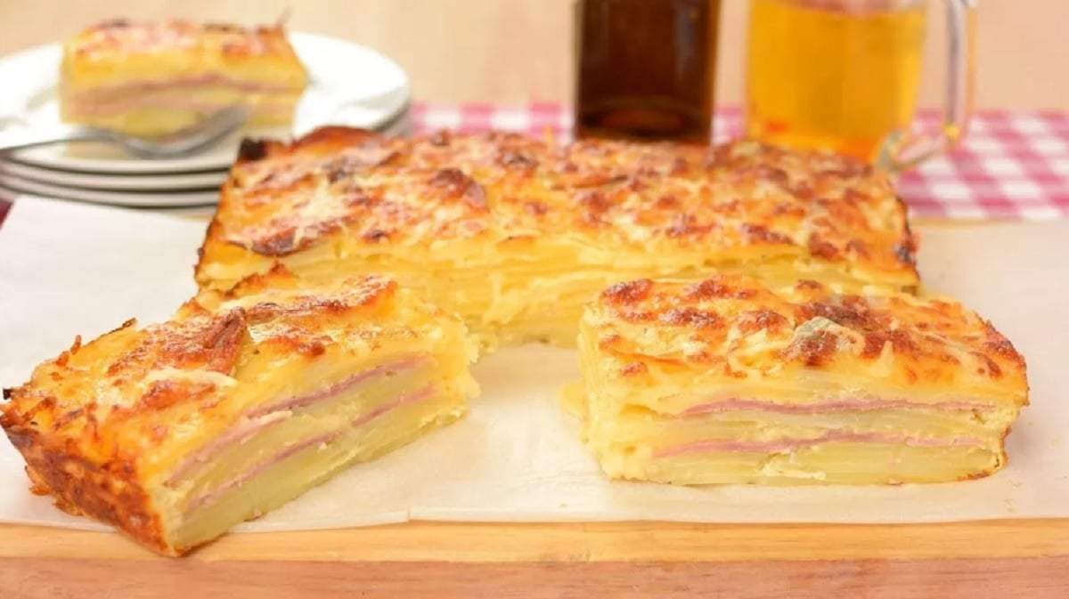 Milhojas de papas. Fuente: (X)