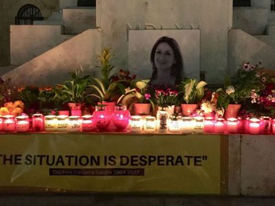 'Están tratando de freírme viva”: Daphne Caruana Galizia