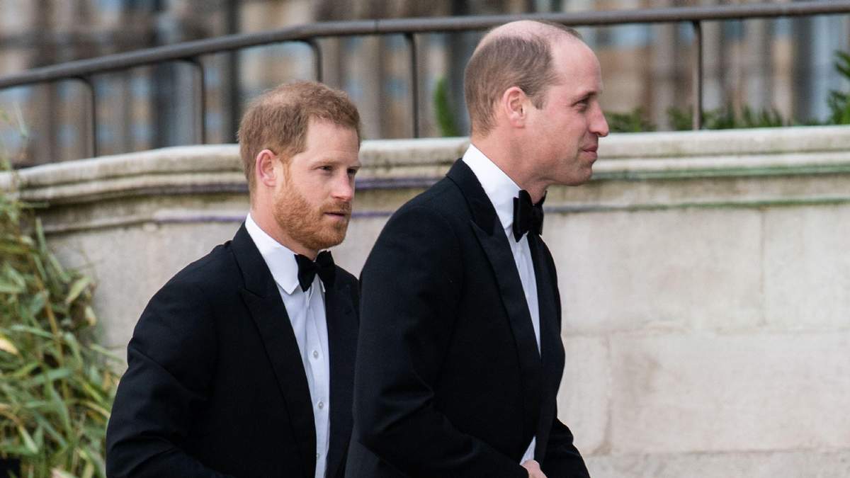 Harry y William. Fuente: (Twitter)