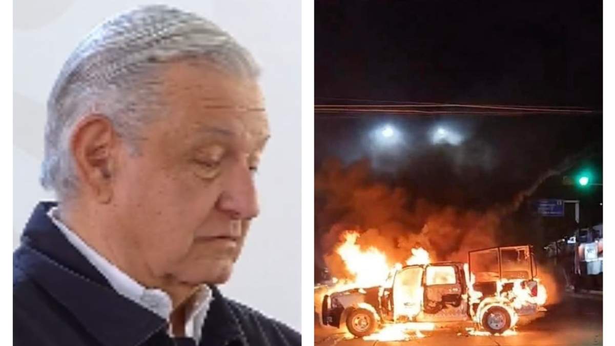 AMLO lamentó la muerte del estudiante en Chilpancingo, donde incendiaron un vehículo en protesta por el ataque policiaco