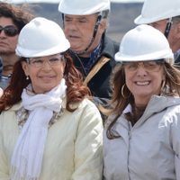 Cristina Fernández de Kirchner recorrió una represa en Santa Cruz