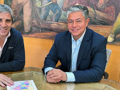 Figueroa se reunió con Caputo para gestionar el financiamiento de obras