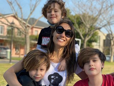 Se jugó: creativa y a pesar de las circunstancias, Pampita hizo esto por sus hijos y enamoró