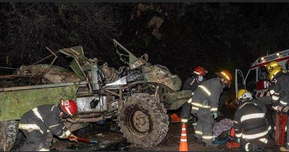 Camión del Ejército. Fuente: (Facebook)