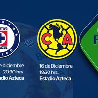 Jueves y domingo, la final Cruz Azul-América