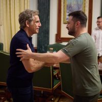 “Eres mi héroe”, dice Ben Stiller al presidente ucraniano Volodimir Zelenski