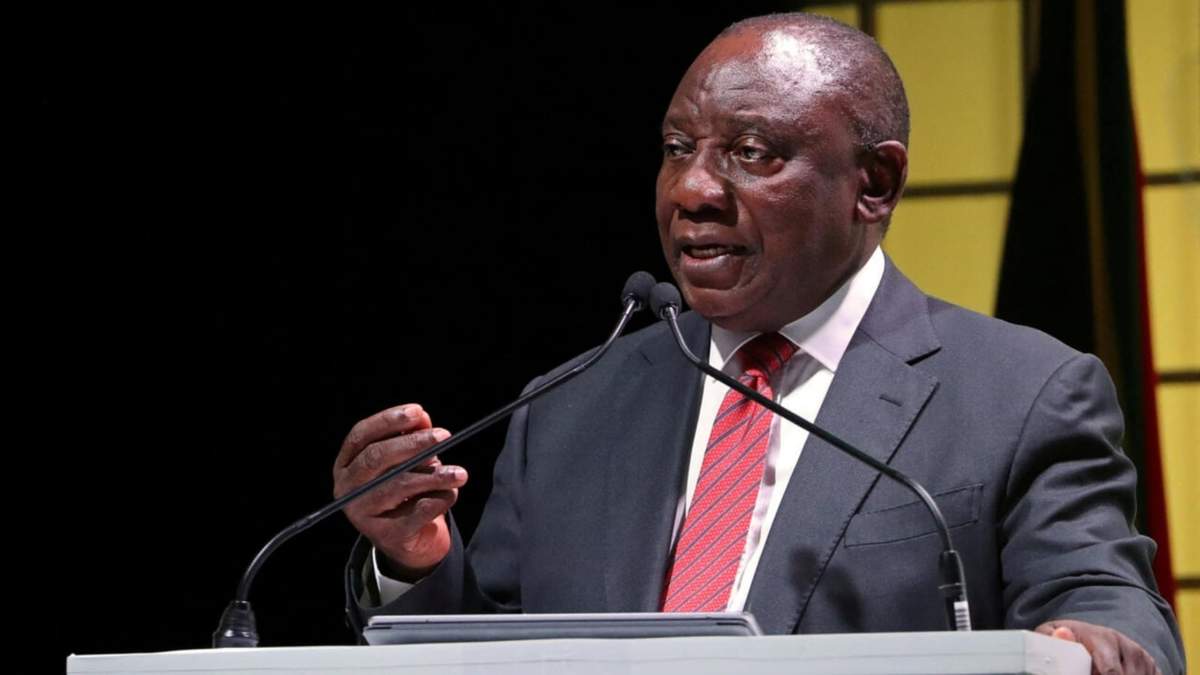 El presidente de Sudáfrica, Cyril Ramaphosa