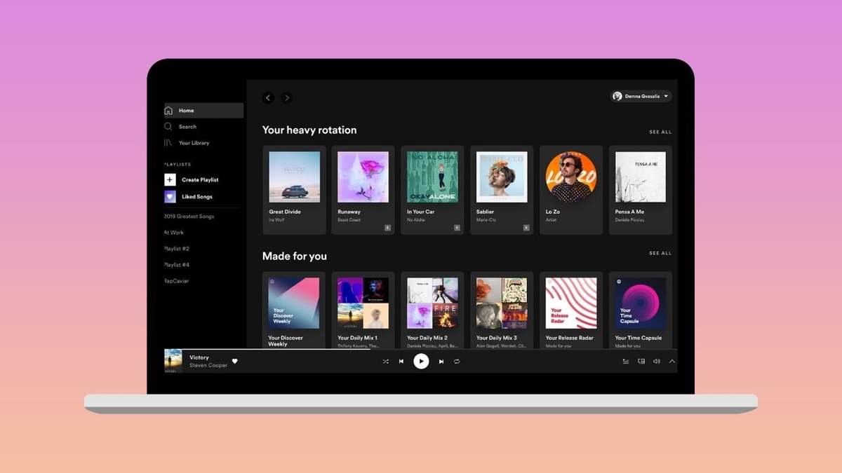 La aplicación de música en streaming