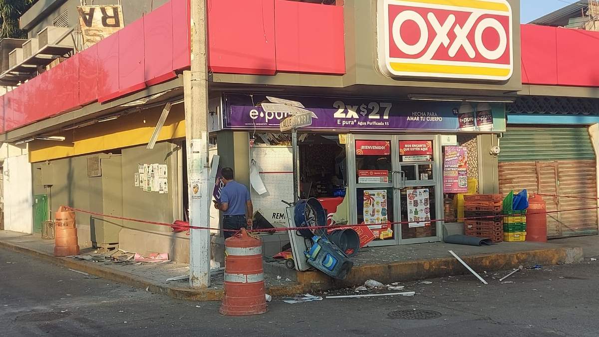 Sitio donde estalló el artefacto