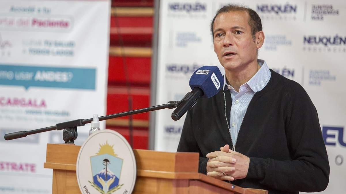 Omar Gutiérrez, gobernador de Neuquén. Fuente: (Twitter)