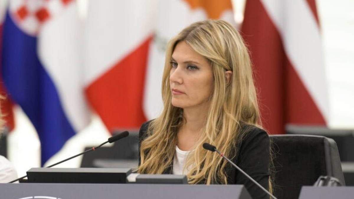 La vicepresidenta de la Eurocámara Eva Kaili