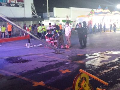 Falla de polea, la causa del accidente en el juego mecánico en la Expo Guadalupe