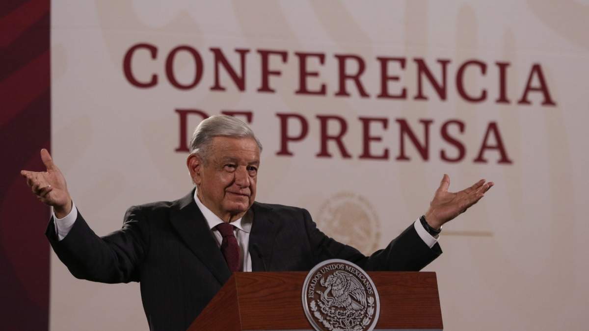 El presidente Andrés Manuel López Obrador en la mañanera