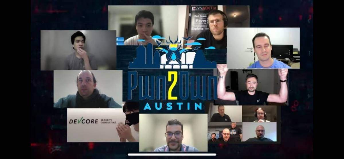 Participantes en el concurso Pwn2Own