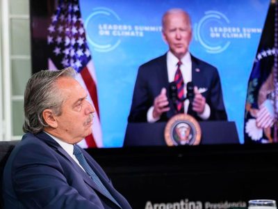 "Nadie se salva solo": el ruego de Alberto Fernández en la Cumbre de Líderes sobre el Clima