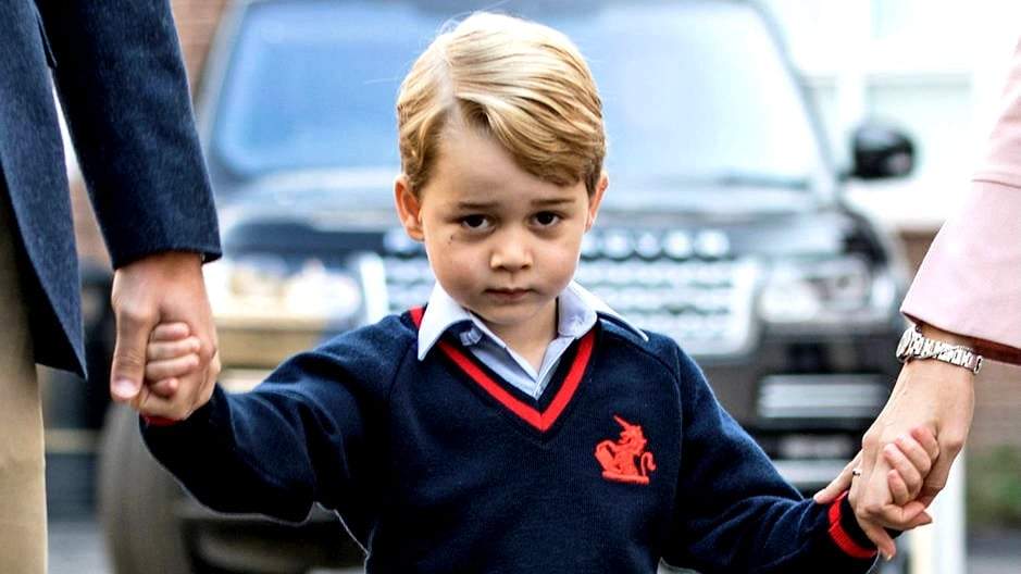 El pequeño George, en alerta. Fuente: (Google)