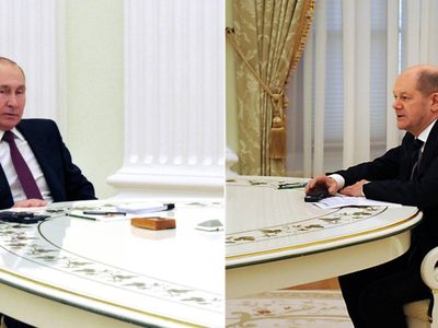Scholz critica ante Putin el encarcelamiento de Navalni