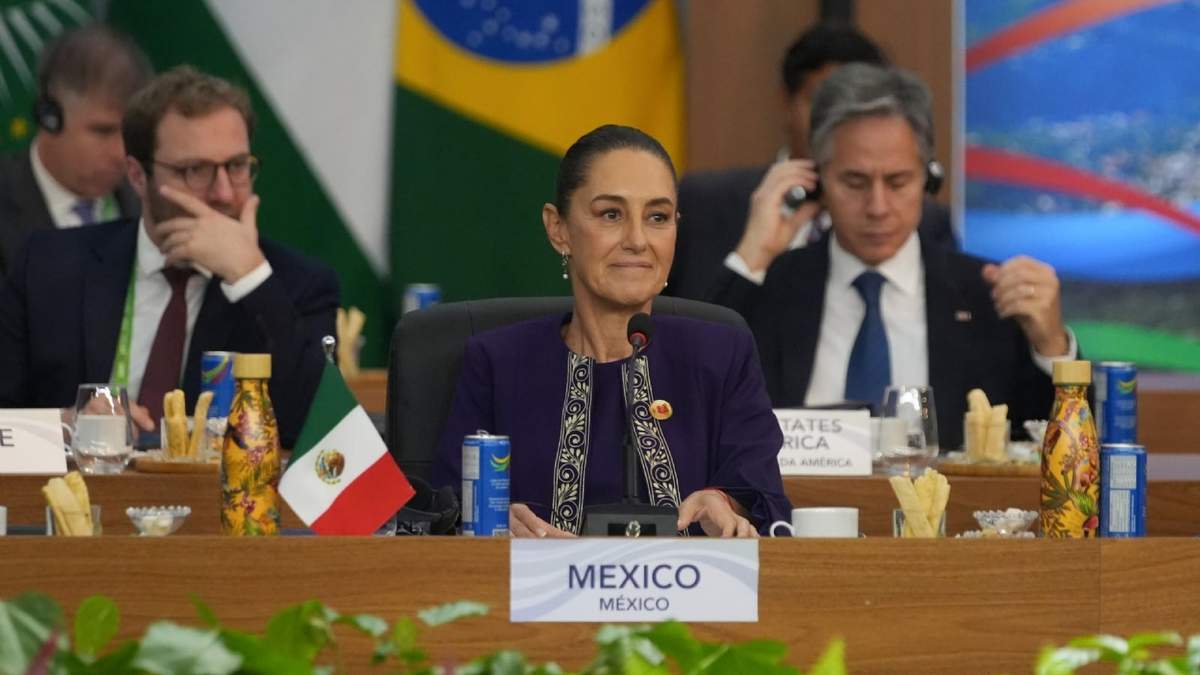 Claudia Sheinbaum en el G20