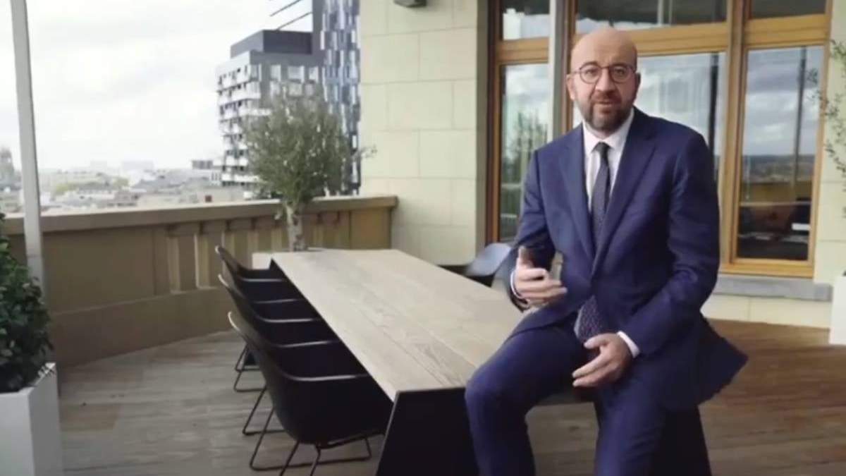 El presidente del Consejo de la UE, Charles Michel. Foto: @eucopresident