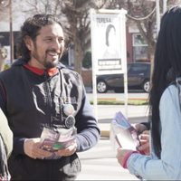 Con la mirada en las PASO nacionales, Andrés Blanco recorrió la comarca petrolera