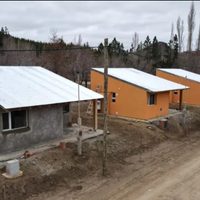 Reactivaron la construcción de viviendas en Varvarco y Villa del Puente Picún Leufú