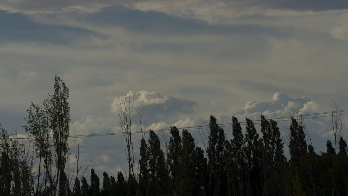 Las nubes cubrirán el cielo en casi toda la región. Fuente: (Emiliano Ortiz)
