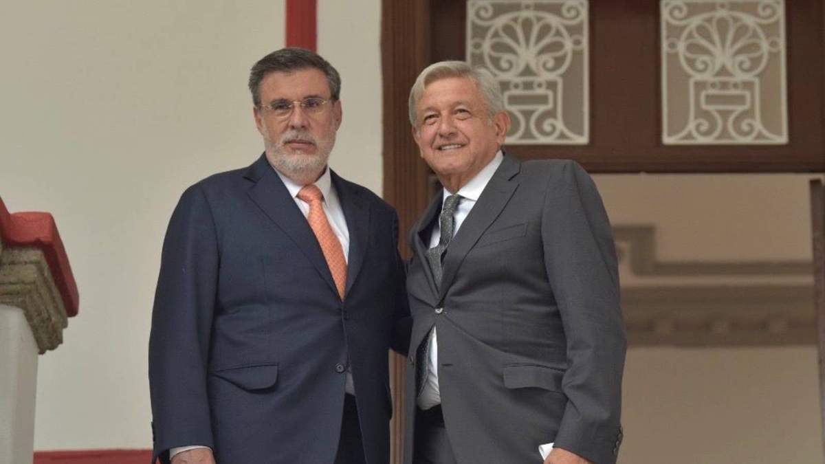 Julio Scherer Ibarra y el presidente López Obrador