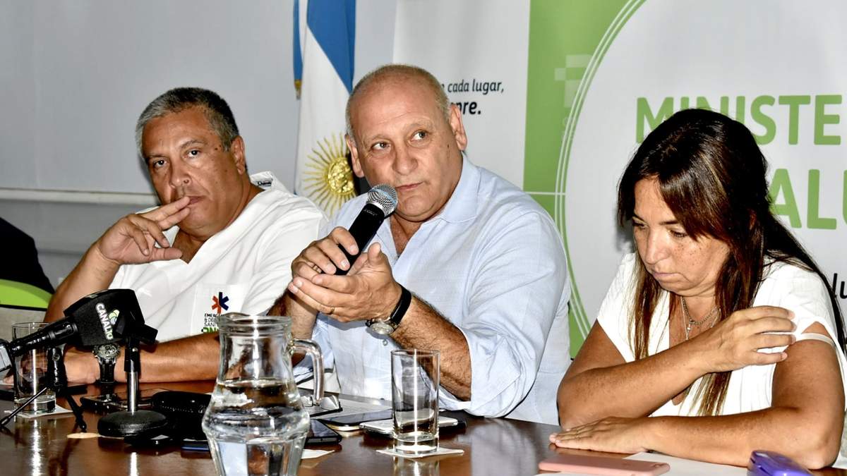 Ministro de Salud provincial, Fabián Zgaib. Fuente: (Twitter)