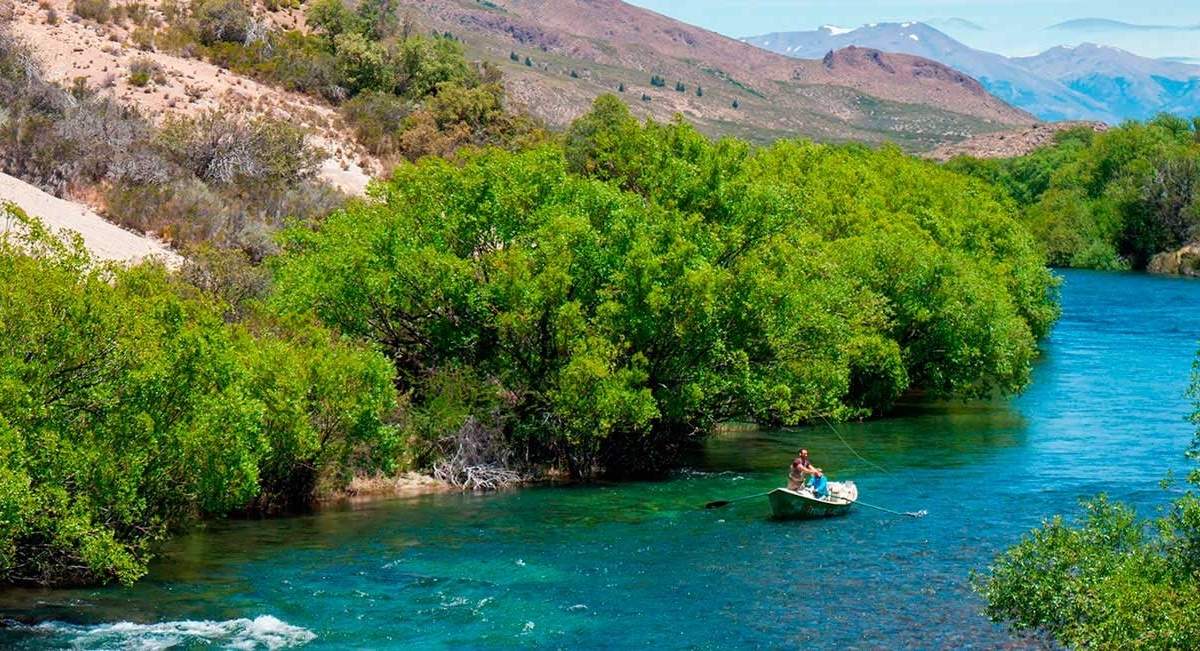 Pesca en el Limay Fuente: (Instagram)