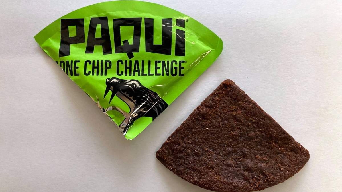 Una fritura de tortilla de Paqui One Chip Challenge