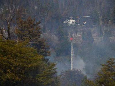Chubut anunció que el 100 % del fuego en Puerto Patriada está controlado