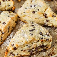 Scones con chips de chocolate: sin harina de trigo, deliciosos y rápidos de hacer