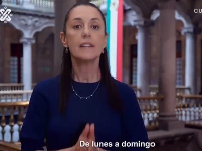 El INE ordena retirar spots de segundo informe de Sheinbaum en Hidalgo