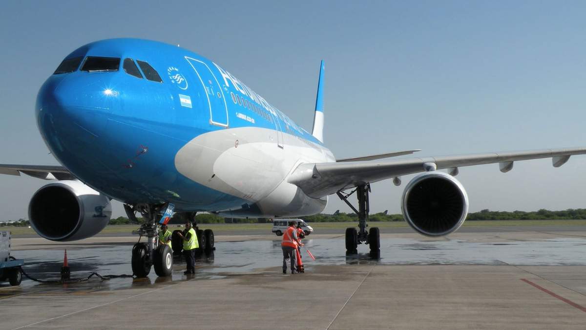 Aerolíneas Argentinas. Fuente: (Twitter)