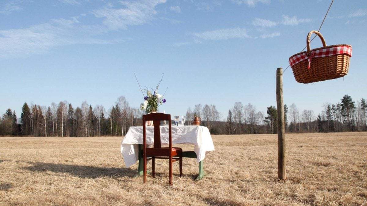 En Suecia, mesa para uno. Fuente: (Instagram)