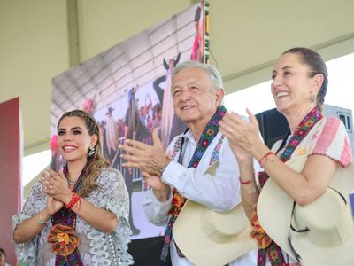 AMLO recomienda a Sheinbaum considerar a empresas constructoras para obras del próximo gobierno