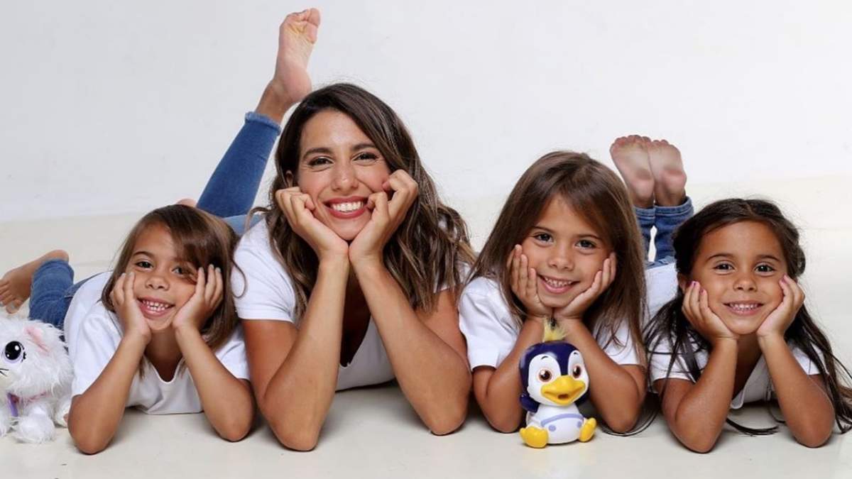 Cinthia Fernández e hijas. Fuente: (Instagram)
