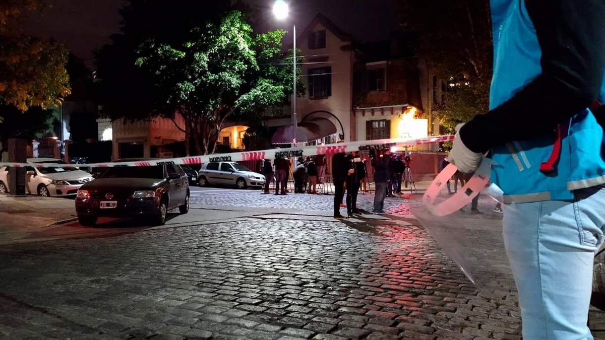 Allanamiento del geriátrico en Belgrano. Fuente: (Twitter)