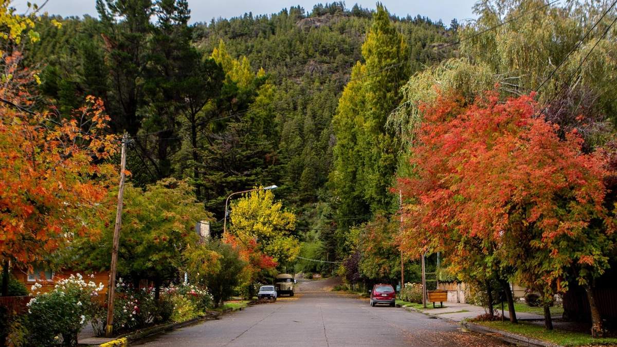 Otoño en San Martín de Los Andes. Fuente: (Twitter)