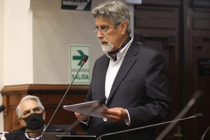 El nuevo presidente de Perú, Francisco Sagasti. Foto: @congresoperu