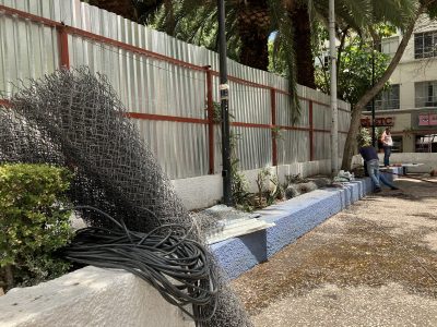Tras desalojo de migrantes, vecinos rehabilitarán plaza Giordano Bruno con recursos de programa