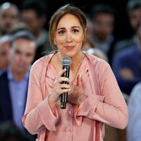 “Está varado como miles de argentinos”: María Eugenia Vidal defendió la ausencia de Macri en campaña