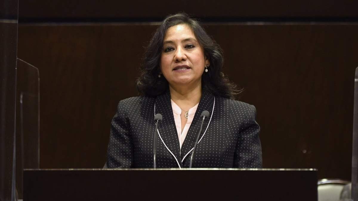 Irma Eréndira Sandoval, titular de la Secretaría de la Función Pública.