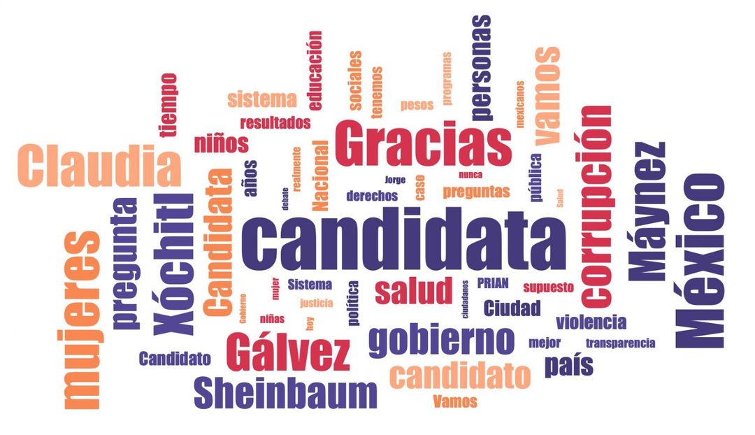 Nube de palabras Transcripción cribada debate general