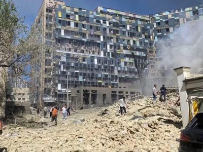 Al menos 36 muertos en ataque ruso contra Ucrania, incluido un hospital infantil