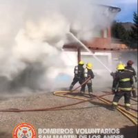 San Martín de los Andes: se incendió por completo una cabaña y murieron tres mascotas