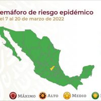 Así quedó el semáforo del 7 al 20 de marzo: 31 estados en verde y uno en amarillo